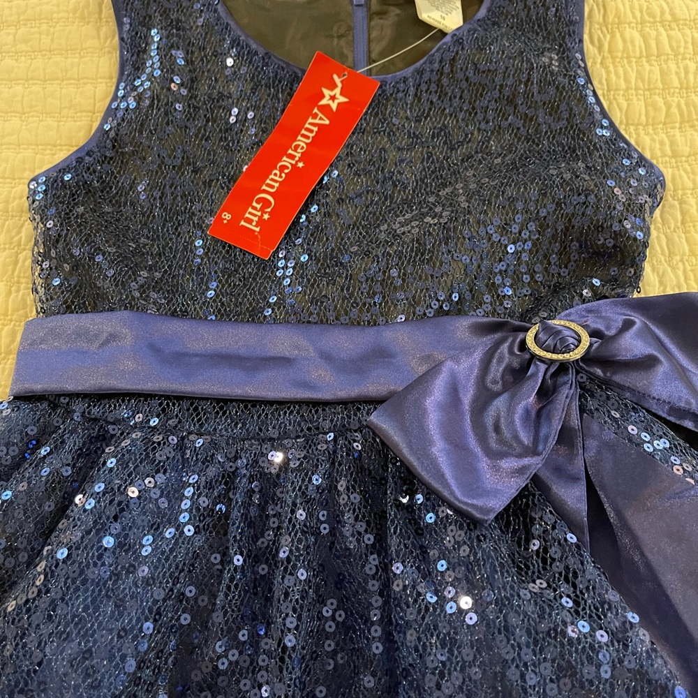 American Girl “Happy Holiday” Dress w/Jacket Size 10 NWT - Picture 3 of 7